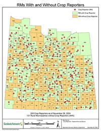Map of RMs with Crop Reporters