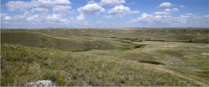 Grasslands National Park in Saskatchewan