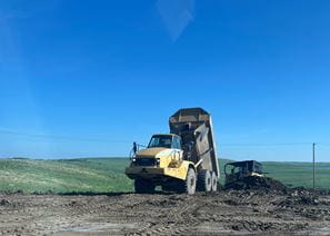Hwy 5 construction near St. Denis