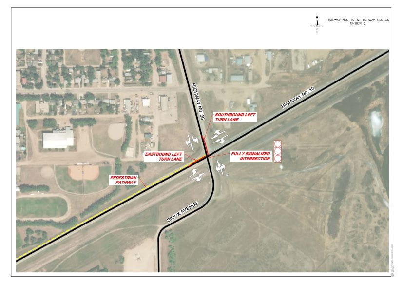 HIGHWAY NO. 10 & HIGHWAY NO. 35 OPTION 2