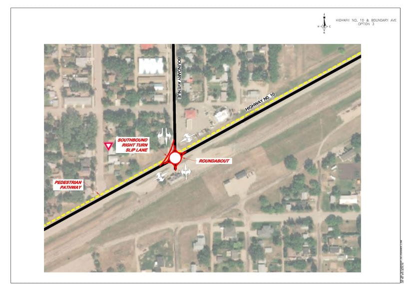 HIGHWAY NO. 10 & BOUNDARY AVE OPTION 3