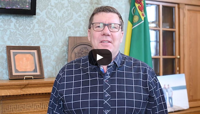 Take a Break message from Premier Scott Moe