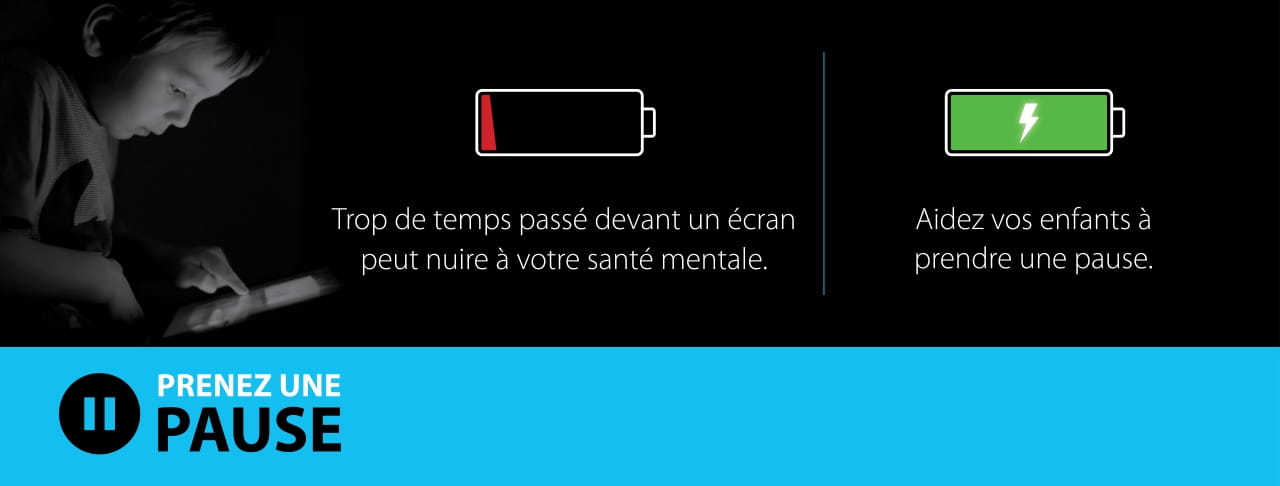 Pile vide en rouge et pile plein en vert