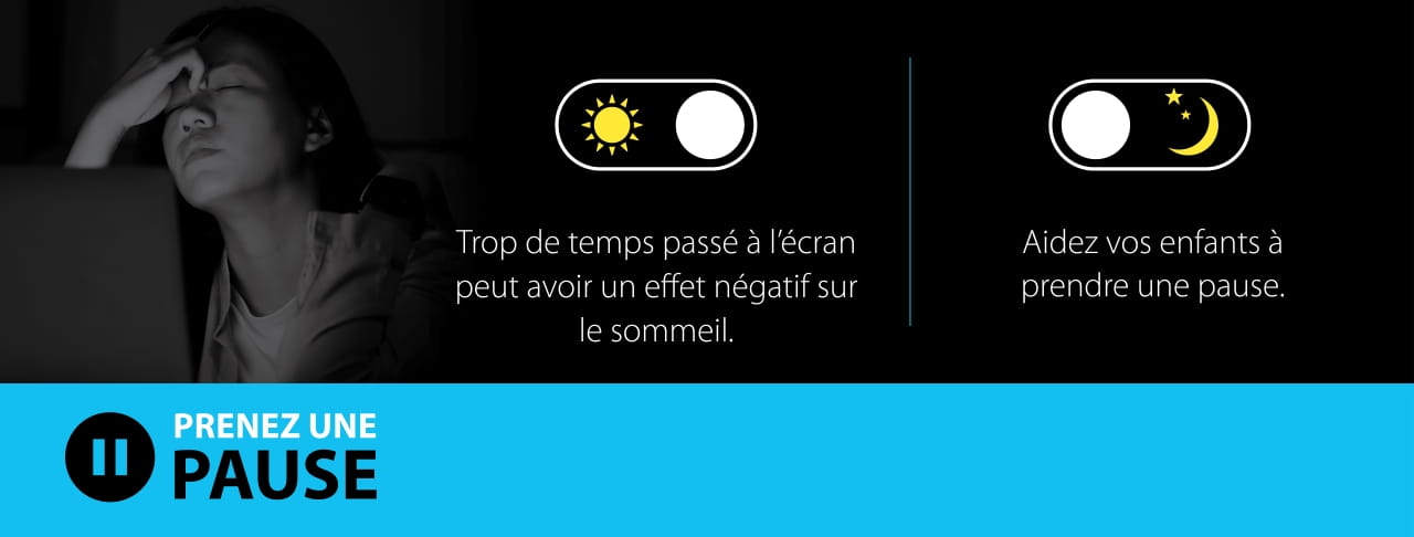Symbole d’interrupteur blanc et jaune avec un soleil sur le côté gauche et une lune à droit.